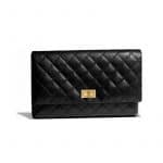 Chanel Black Aged Calfskin Reissue Clutch Bag