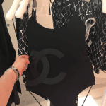 Chanel Black Coco Beach Swimsuit