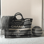 Chanel Canvas Deauville Shopping Bag