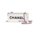 Chanel White Evening In Hamburg Minaudiere Bag