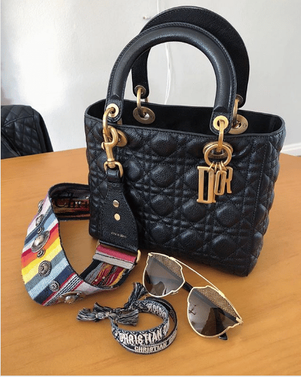 lady dior bag with strap