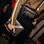 Fendi Black Pequin Belt Bag and Clutch Bag - Spring 2019