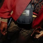 Fendi Black Pequin Mini Messenger Bag - Spring 2019