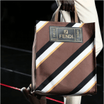 Fendi Brown Striped Tote Bag 2 - Spring 2019