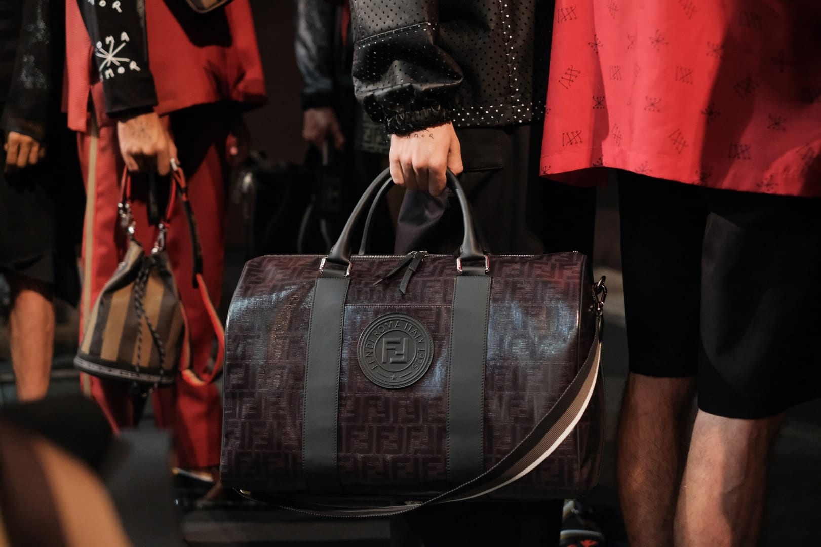 Fendi Brown/Black FF Weekender Bag - Spring 2019