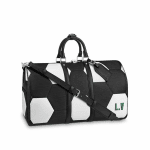 Louis Vuitton Noir Keepall Bandoulière 50 Bag