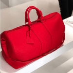 Louis Vuitton Red Monogram Keepall Bag - Spring 2019