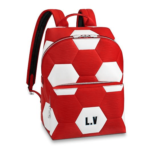 Louis Vuitton Keepall Bandouliere 50 Fifa World Cup Red Hexagon