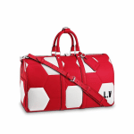Louis Vuitton Rouge Keepall Bandoulière 50 Bag
