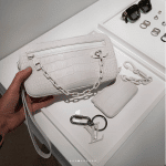 Louis Vuitton White Crocodile Clutch Bag - Spring 2019