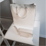 Louis Vuitton White Monogram Tote and Clutch Bag - Spring 2019