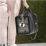 Dior Black Perforated Cannage Duffle Bag - Spring 2019