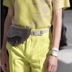 Dior Gray Saddle Belt Bag - Spring 2019