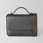 Bottega Veneta Antique Silver Intrecciato Nappa Alumna Bag