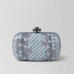 Bottega Veneta Arctic Intrecciato Imperatrice Chain Knot Bag