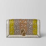 Bottega Veneta Chamomile Intrecciato Club Stitch Knot Clutch Bag