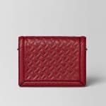 Bottega Veneta China Red Nappa Microstuds Mini Montebello Bag