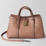 Bottega Veneta Dahlia Intrecciato Nappa Roma Bag