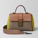 Bottega Veneta Limestone Multicolor Nappa Mini Piazza Bag