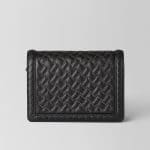 Bottega Veneta Nero Nappa Microstuds Mini Montebello Bag