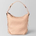 Bottega Veneta Peach Rose Intrecciato Nappa Small Osaka Bag