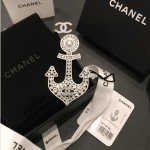 Chanel Crystal Anchor Brooch 2