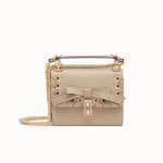 Fendi Beige Bow Kan I Mini Bag