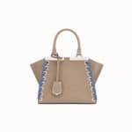 Fendi Beige Lace-Up Mini 3Jours Bag