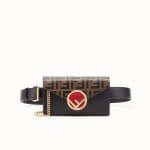Fendi Black/Brown FF Belt Bag
