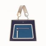 Fendi Blue Multicolor Runaway Small Bag