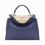 Fendi Blue Peekaboo Essential Bag