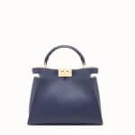 Fendi Blue Peekaboo Essential Medium Bag