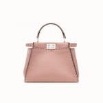 Fendi Pink Selleria Peekaboo Mini Bag