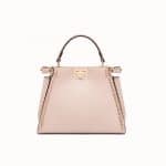 Fendi Pink Studded Peekaboo Mini Bag