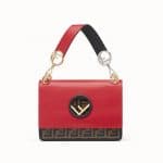 Fendi Red FF Kan I Logo Bag