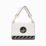 Fendi White FF Kan I F Bag