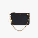 Givenchy Black GV Flat Pouch Bag