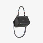 Givenchy Black Striped Handle Small Pandora Bag