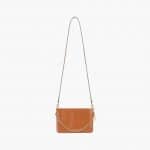Givenchy Chestnut Leather/Suede Cross3 Bag