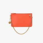 Givenchy Poppy Red GV Flat Pouch Bag