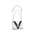 Louis Vuitton Blanc Epi/Monogram Studded Twist MM Bag