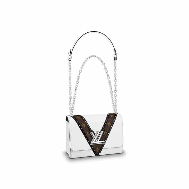Louis Vuitton Blanc Epi Leather Twist MM