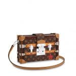 Louis Vuitton Monogram Canvas Time Trunk Petite Malle Bag