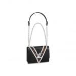 Louis Vuitton Noir Epi/Monogram Studded Twist MM Bag