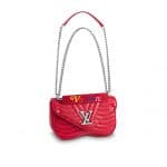 Louis Vuitton Red New Wave Chain MM Bag