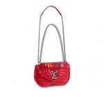 Louis Vuitton Red New Wave Chain PM Bag