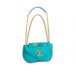 Louis Vuitton Turquioise New Wave Chain MM Bag