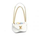 Louis Vuitton White New Wave Chain MM Bag