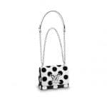 Louis Vuitton White/Noir Polka Dots Twist PM Bag