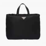 Prada Black Medium Padded Nylon Tote Bag